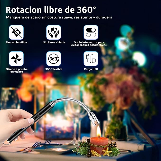 💡 EL ENCENDEDOR DEFINITIVO: SEGURO, POTENTE Y RECARGABLE – ¡3 POR 1 SOLO HOY! 🔋