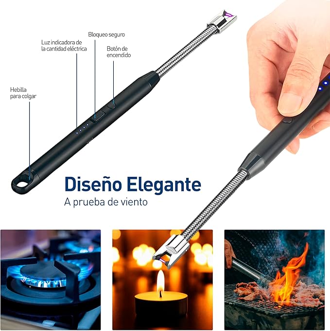 💡 EL ENCENDEDOR DEFINITIVO: SEGURO, POTENTE Y RECARGABLE – ¡3 POR 1 SOLO HOY! 🔋
