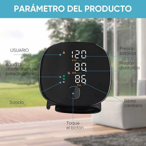 💖🩺 ¡CUÍDATE Y PROTEGE A QUIENES AMAS! 📢✅ MONITOR DE PRESIÓN CON VOZ Y USB 🔋
