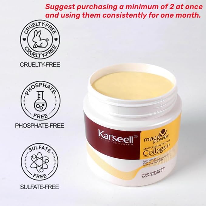 🌟✨ ¡TRATAMIENTO CAPILAR KARSEELL: HIDRATACIÓN PROFUNDA, BRILLO Y FUERZA AL INSTANTE! ✨🌟.