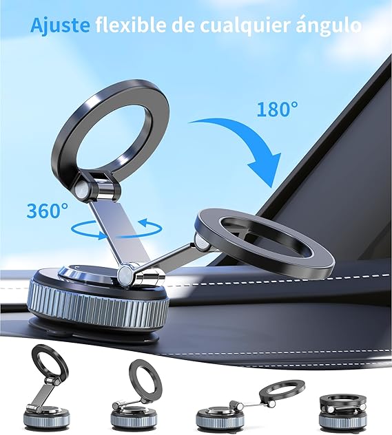 🚗📱 MANEJA SEGURO Y CON ESTILO CON EL SOPORTE CELULAR GIRATORIO 360° 🔄