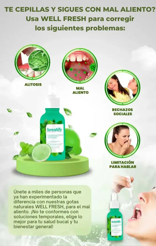 💧 DI ADIÓS AL MAL ALIENTO EN SEGUNDOS CON SOLO 3 GOTAS DE FRESCURA 🌿✨.