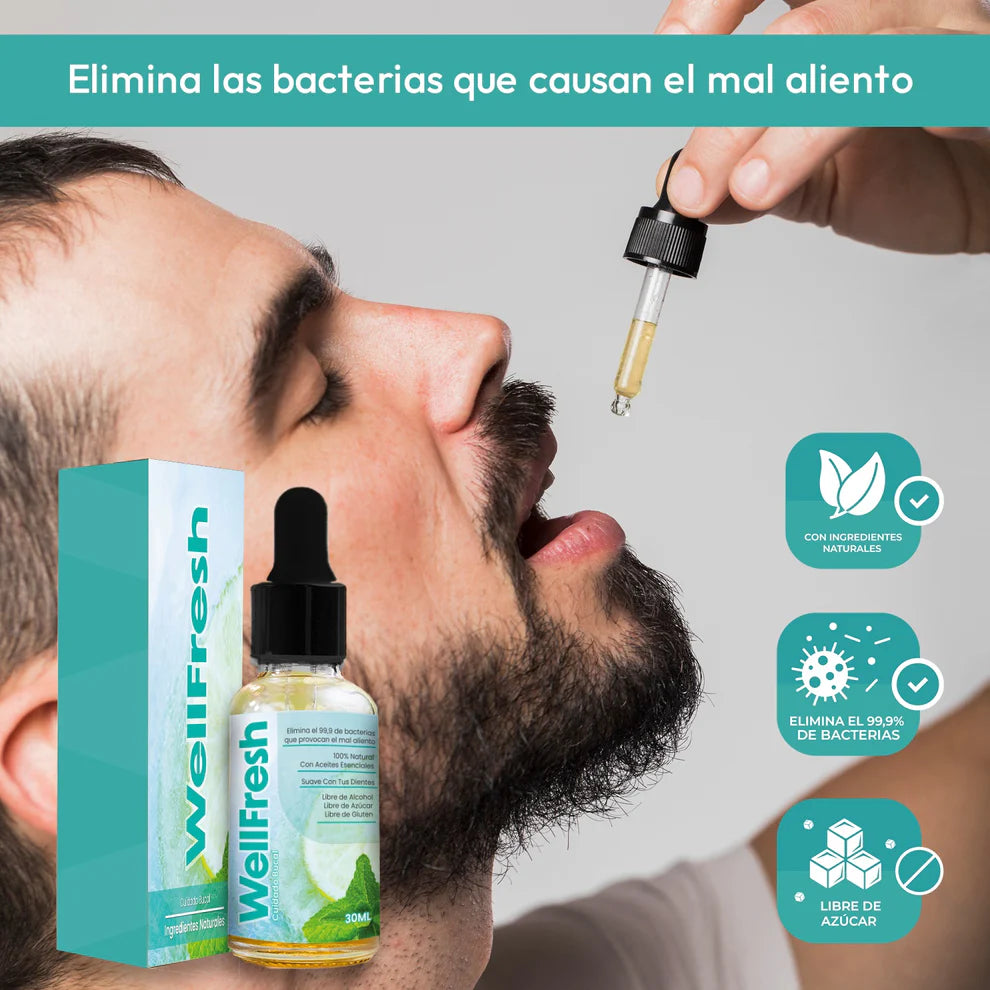 💧 DI ADIÓS AL MAL ALIENTO EN SEGUNDOS CON SOLO 3 GOTAS DE FRESCURA 🌿✨.
