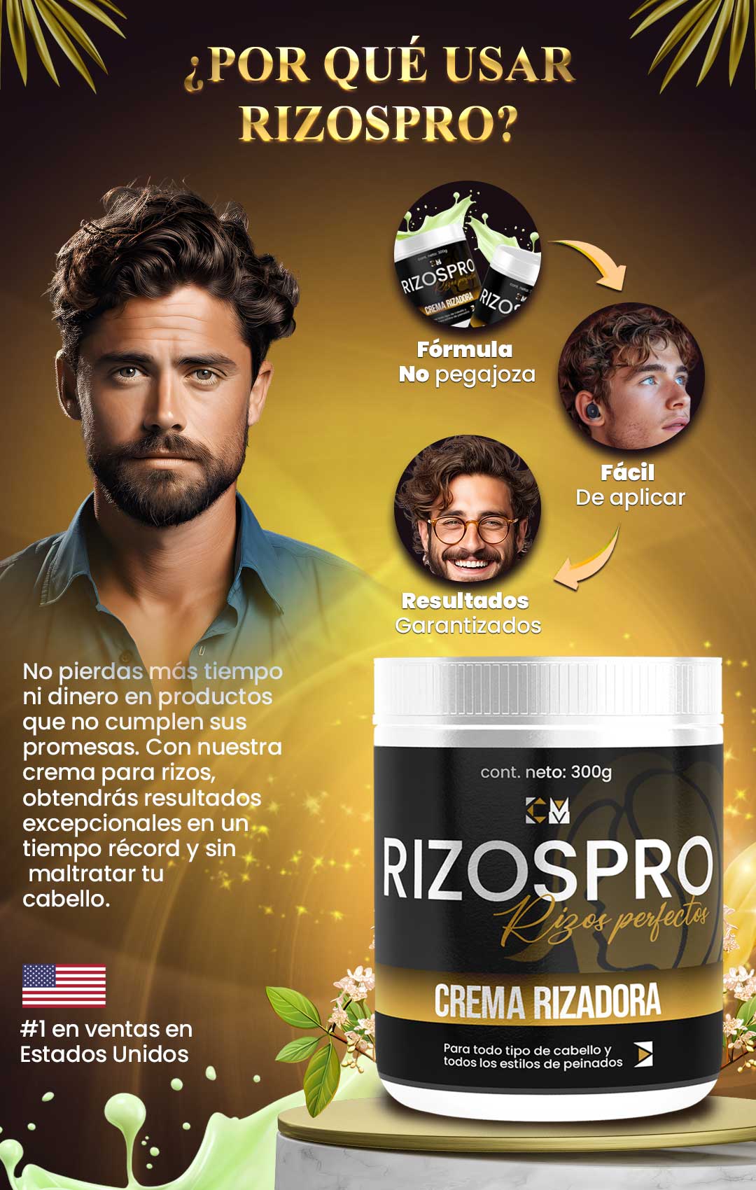 🔥 ¡ADIÓS FRIZZ Y RIZOS DESORDENADOS! 🌀 CONSIGUE DEFINICIÓN PROFESIONAL AL INSTANTE CON RIZOS PRO ®️ 💖