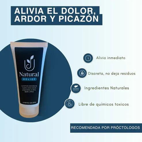 🌿 ALIVIO NATURAL Y RÁPIDO PARA LAS HEMORROIDES_Natural Relief es tu solución✨