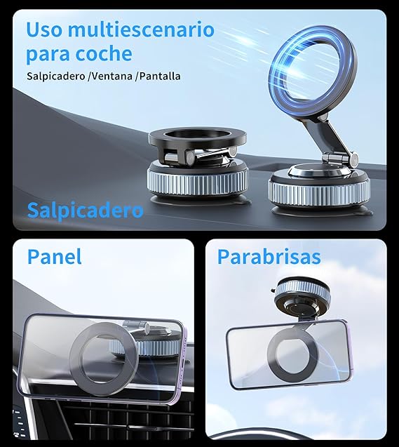 🚗📱 MANEJA SEGURO Y CON ESTILO CON EL SOPORTE CELULAR GIRATORIO 360° 🔄