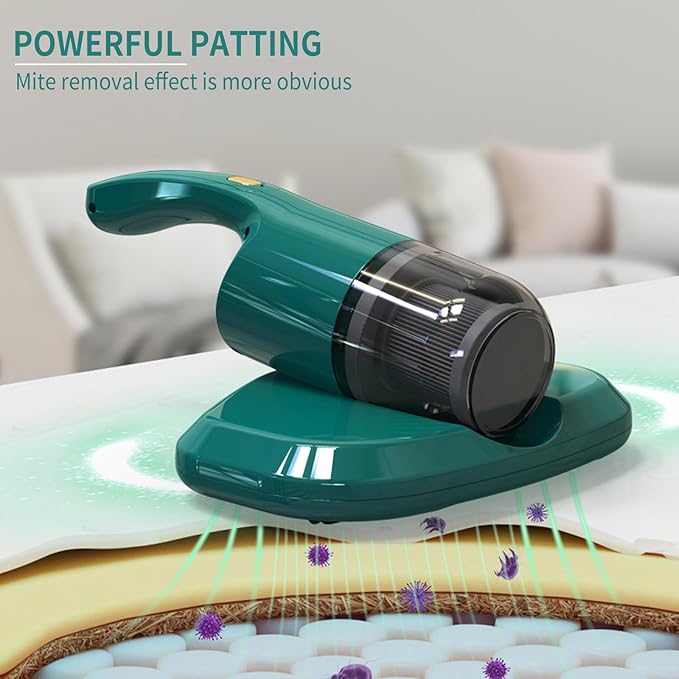 🌙 Protege a quienes más amas 💕 Elimina ácaros, polvo y alérgenos con nuestra Aspiradora UV-C Inalámbrica 🛏️✨ ¡Sueños más limpios, familia más feliz! 🌿