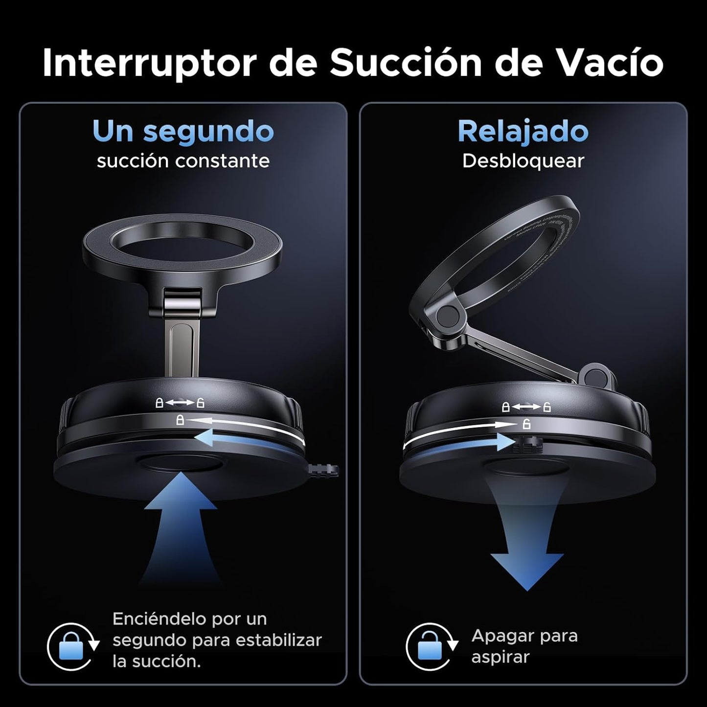 🚗📱 MANEJA SEGURO Y CON ESTILO CON EL SOPORTE CELULAR GIRATORIO 360° 🔄