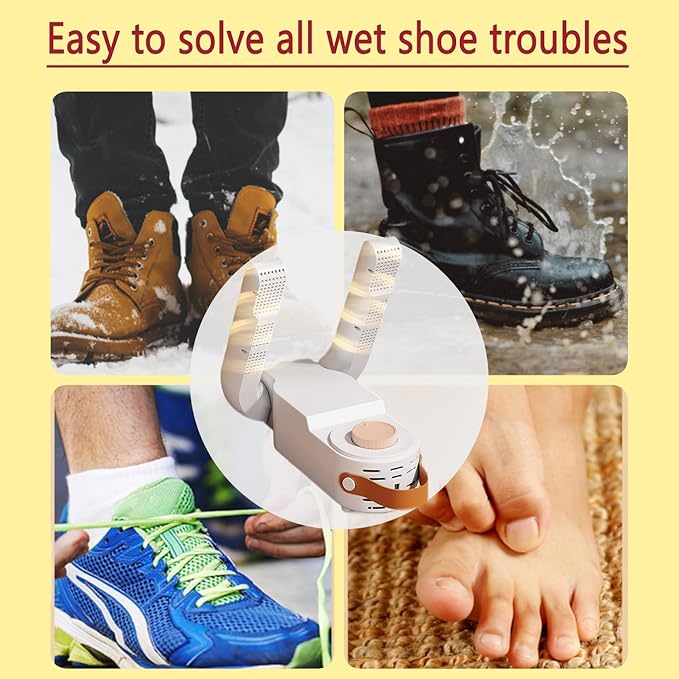 🔥 ¡ADIÓS ZAPATOS HÚMEDOS Y MALOS OLORES! 🥾💨 SECA, DESODORIZA Y PROTEGE TU CALZADO AL INSTANTE ✅