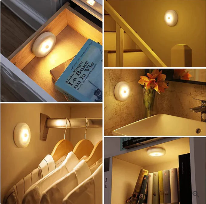 🌟 ILUMINA TU HOGAR CON COMODIDAD Y CALIDEZ – PACK DE 3 LUCES LED INALÁMBRICAS 🌟