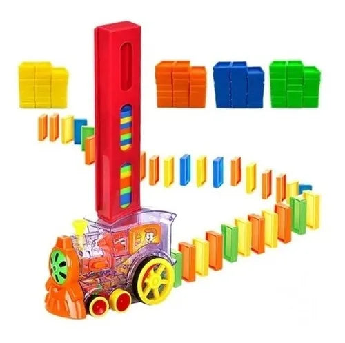 🚂 ¡Diversión Automática con el Tren de Dominós! 🎉