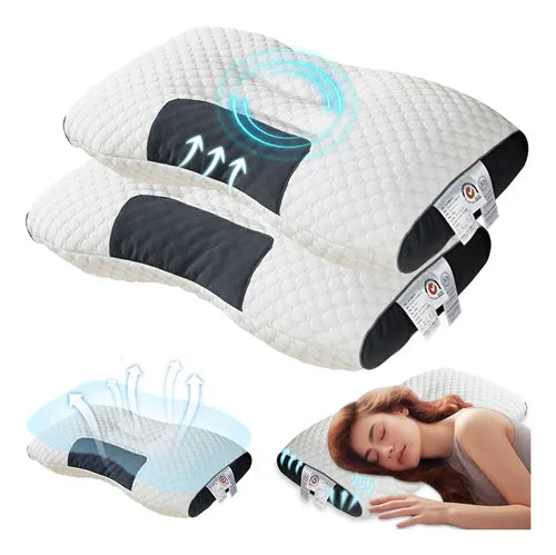 😖 DESPIÉRTATE SIN DOLOR: LA ALMOHADA CERVICAL QUE CAMBIARÁ TU MANERA DE DORMIR 🛌✨