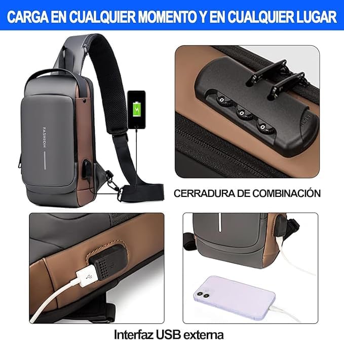 🔥¡PROTÉGETE CON ESTILO! EL BOLSO ANTIRROBO QUE TODOS QUIEREN ESTÁ AQUÍ 🛡️✨👜