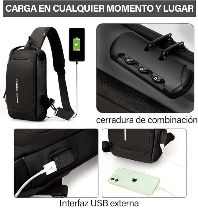 🔥¡PROTÉGETE CON ESTILO! EL BOLSO ANTIRROBO QUE TODOS QUIEREN ESTÁ AQUÍ 🛡️✨👜