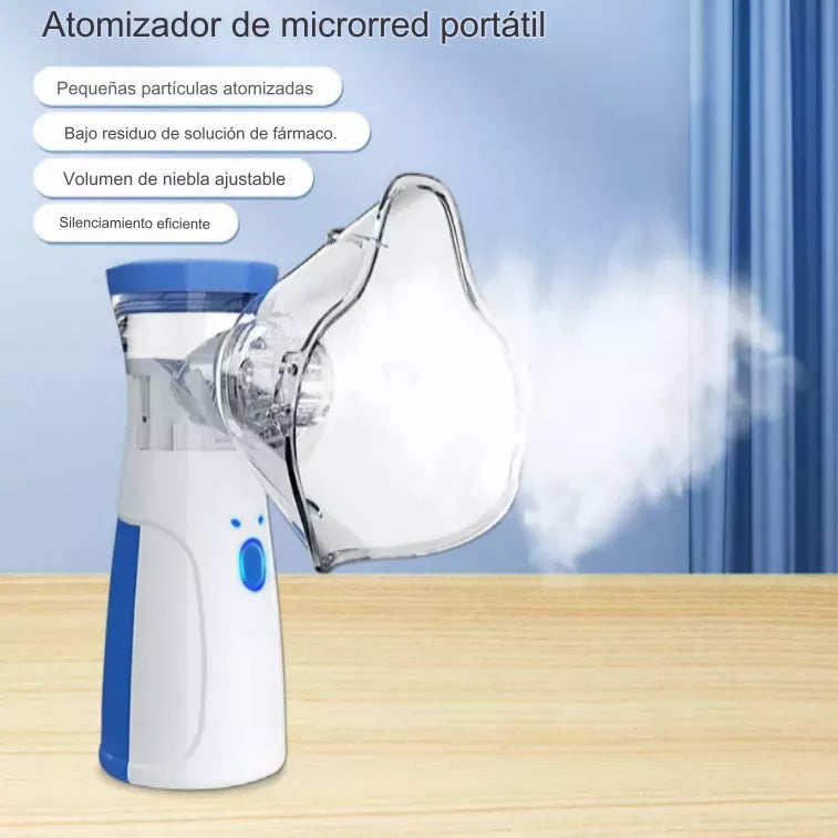 🌬️💨 Respira Fácil en Cualquier Lugar con Este Nebulizador Portátil 💨🌬️ ¡Ideal para Niñosy Adultos! 🏃♂️🔋