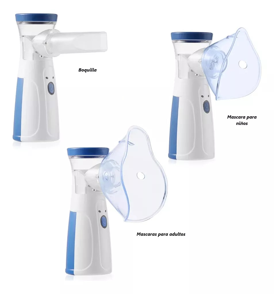 🌬️💨 Respira Fácil en Cualquier Lugar con Este Nebulizador Portátil 💨🌬️ ¡Ideal para Niñosy Adultos! 🏃♂️🔋