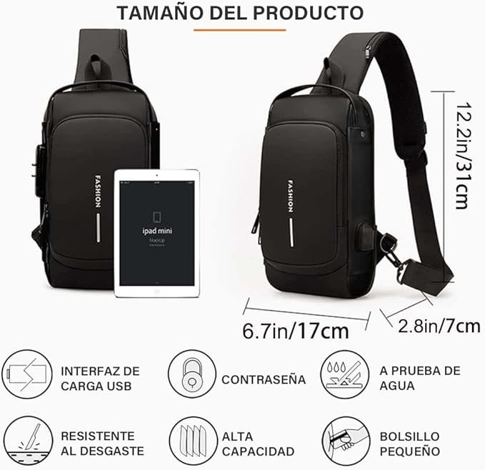 🔥¡PROTÉGETE CON ESTILO! EL BOLSO ANTIRROBO QUE TODOS QUIEREN ESTÁ AQUÍ 🛡️✨👜