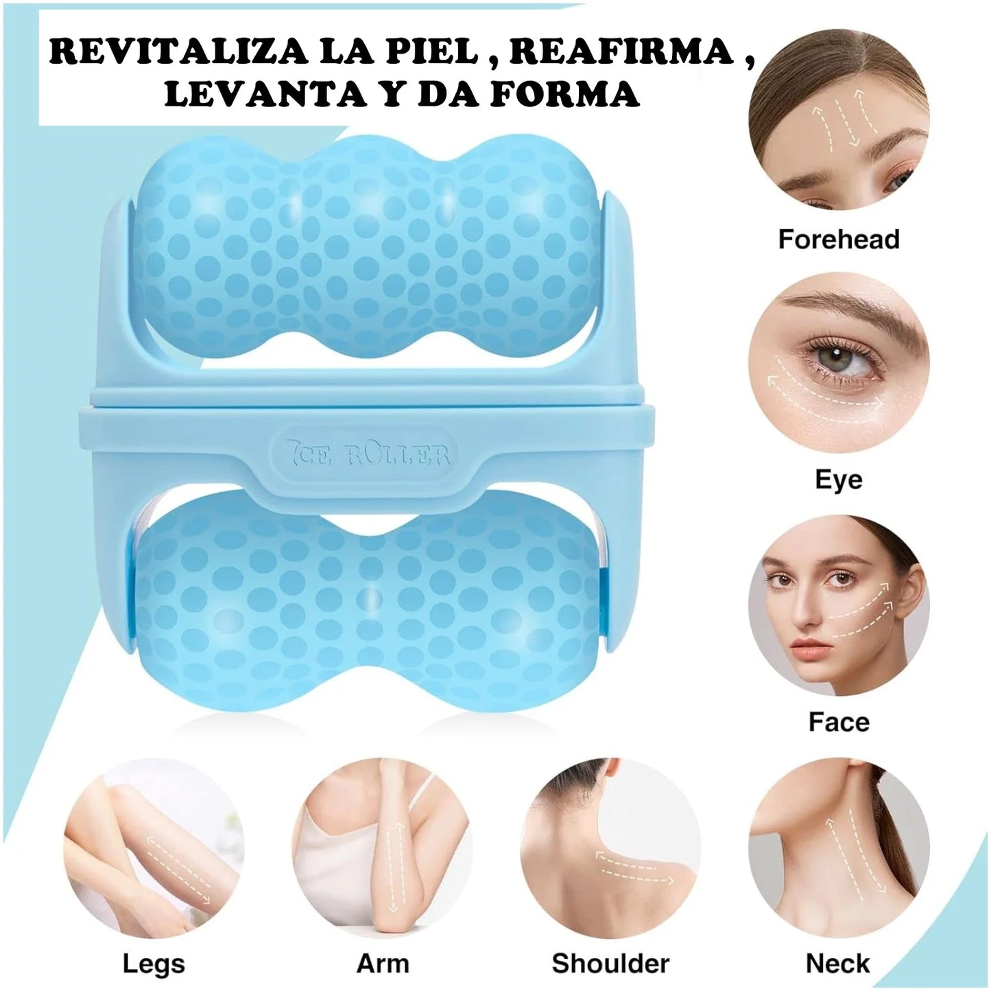 💆♀️✨ REVOLUCIONA TU BELLEZA CON EL ICE ROLLER 3D – RELAJA, REJUVENECE Y RESPLANDECE 💖❄️