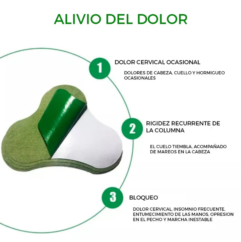 "Alivio Rápido y Natural 🌿✨ Parche Terapéutico para Dolores Lumbares, Cervicales y Articulaciones 💪🏼🩺 ."