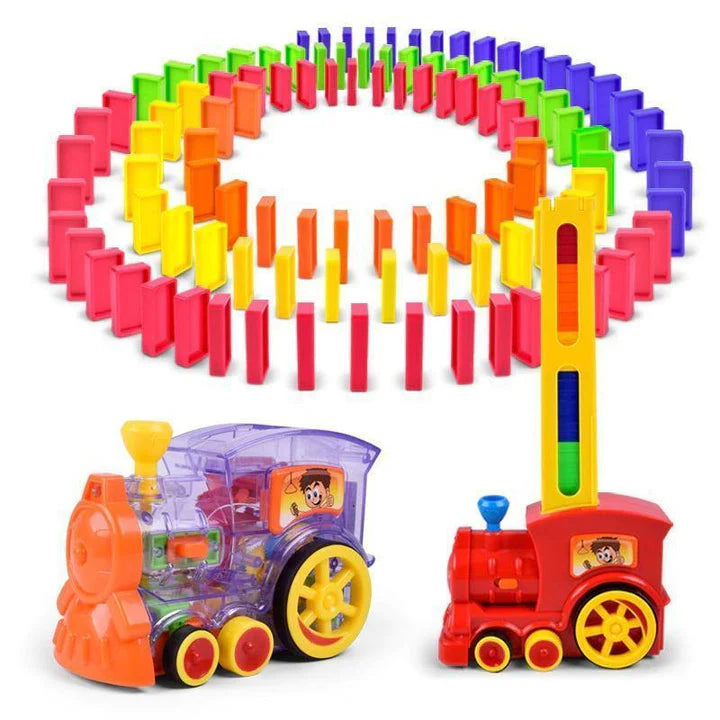 🚂 ¡Diversión Automática con el Tren de Dominós! 🎉