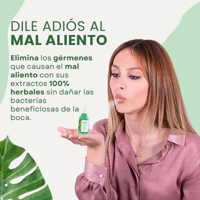 💧 DI ADIÓS AL MAL ALIENTO EN SEGUNDOS CON SOLO 3 GOTAS DE FRESCURA 🌿✨.