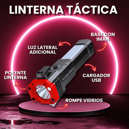 SEGURIDAD Y LUZ AL INSTANTE 🚗✨ LA LINTERNA 4 EN 1 QUE TE SALVA EN EMERGENCIAS Y VIAJES 💥