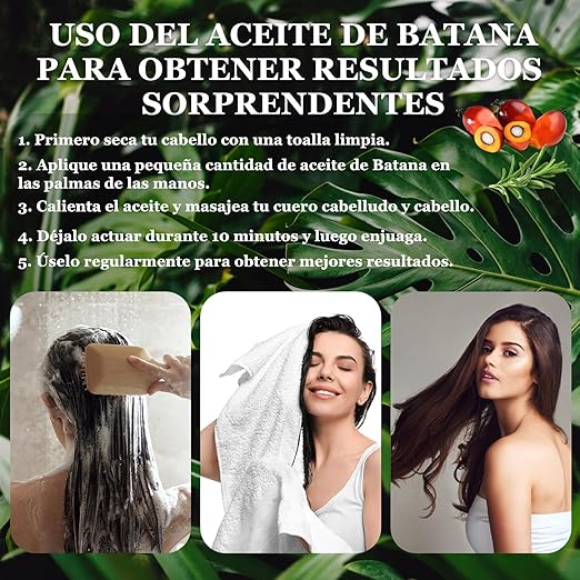 🌿 ACEITE DE BATANA 100% PURO – RENUEVA TU CABELLO DESDE LA RAÍZ 💛✨
