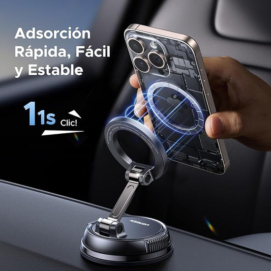 🚗📱 MANEJA SEGURO Y CON ESTILO CON EL SOPORTE CELULAR GIRATORIO 360° 🔄