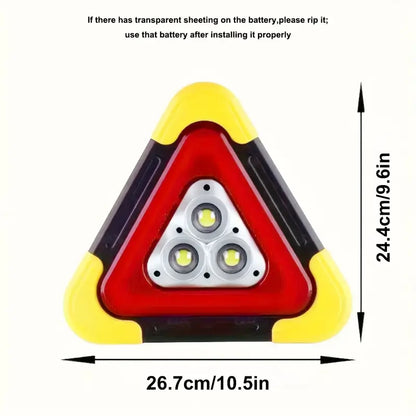 🚨 ¡Tu Ángel Guardián en la Carretera! 🌟 El Triangulo de Seguridad que Ilumina, Protege y Rescata🚗💡