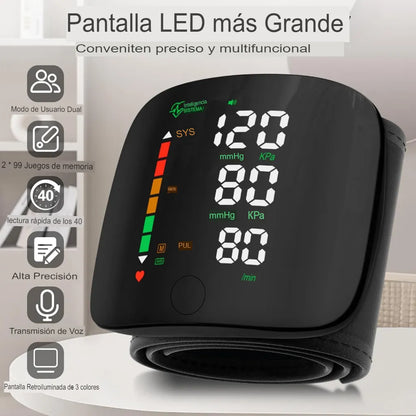 💖🩺 ¡CUÍDATE Y PROTEGE A QUIENES AMAS! 📢✅ MONITOR DE PRESIÓN CON VOZ Y USB 🔋